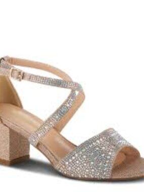 Patrizia by Spring Step Champagne Delamore Heel Size 38 (US 7.5/8)